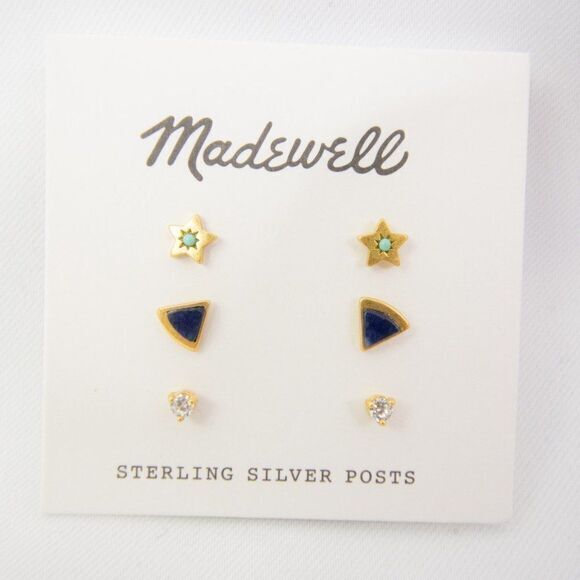 Madewell earings KEEPSAKE STUD PACK‎ - Picture 9 of 10